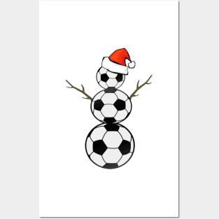 Football Snowman Posters and Art